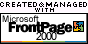 created with Microsoft Frontpage