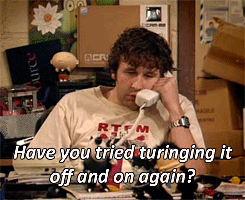 Have you tried turning it off & on?